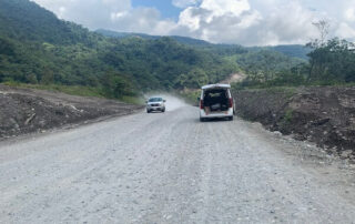 vía baeza-lago agrio cerrada
