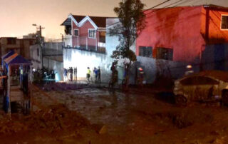 aluvión en La Gasca, Quito