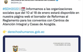 nuevo reglamento para convenios con casas de acogida