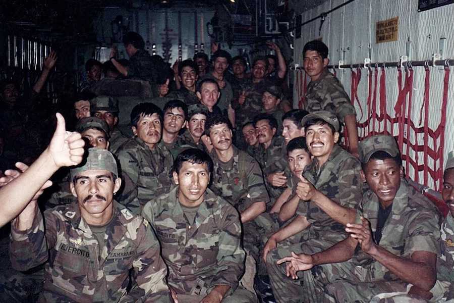 combatientes de la guerra del cenepa