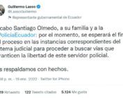 libertad de policía Santiago Olmedo