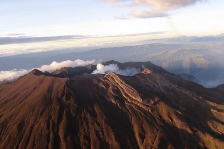 Volcán Galeras en Nariño, Colombia