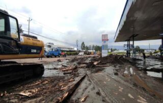 vías cerradas por emergencia en Rumiñahui