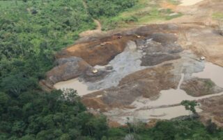 minería ilegal en Tena