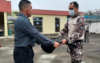 Selección de guías penitenciarios de Ecuador