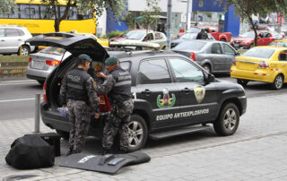 explosivo en complejo judicial Norte de Quito