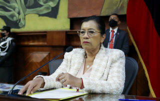 La Presidencia de la Asamblea para Guadalupe Llori pende de un hilo. Imagen de la Asamblea Nacional del Ecuador.