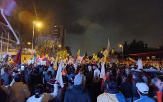 Protestas en Quito: A 15 minutos, un mundo distinto