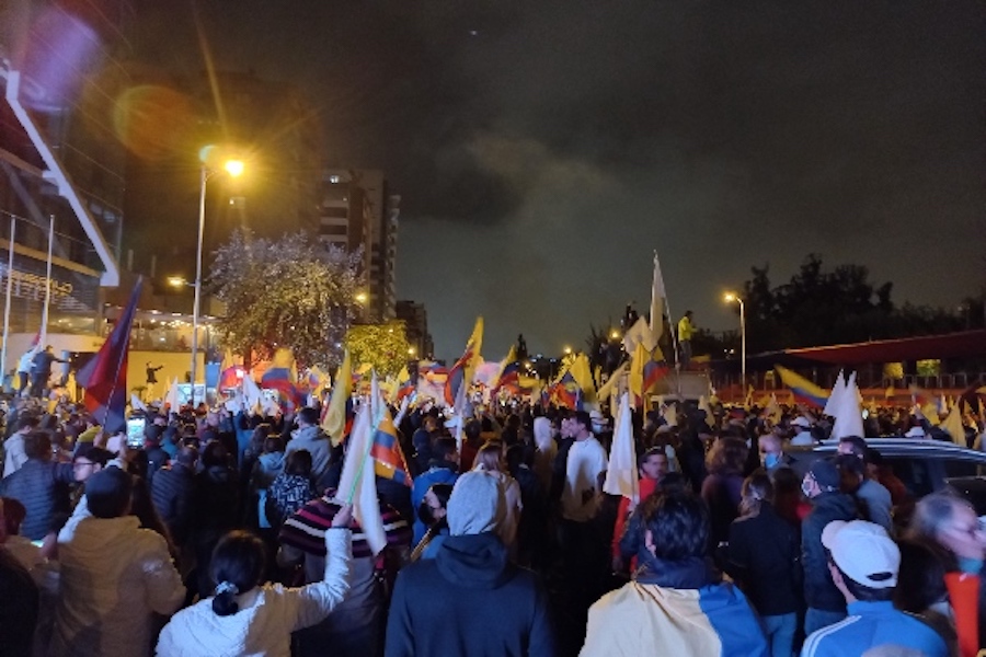 Protestas en Quito: A 15 minutos, un mundo distinto