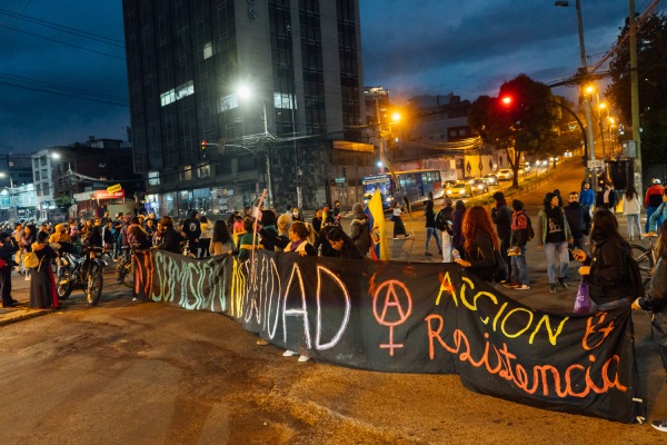 Organizaciones feministas en el paro nacional