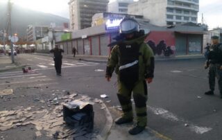 La detonación de un paquete sospechoso en Quito, explicada