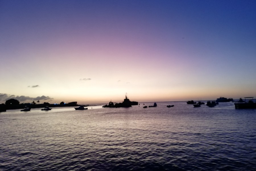 Puesta de sol en Punta Carola