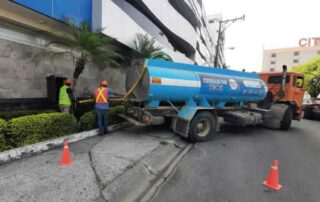 corte de agua potable en Guayaquil
