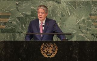 Guillermo Lasso en la Asamblea General de la ONU