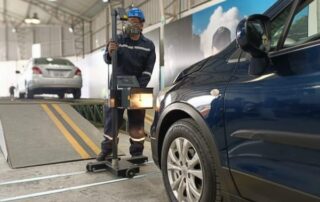 stickers de la revisión vehicular