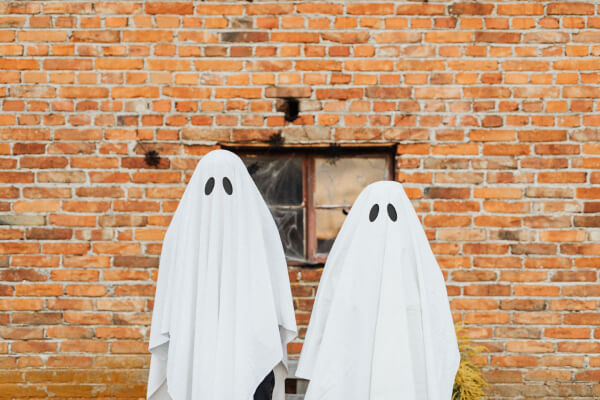 niños disfrazados por Halloween