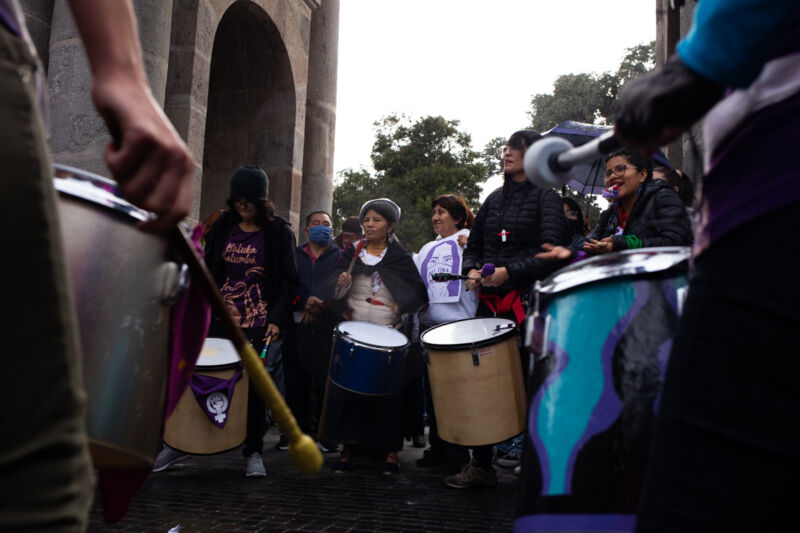 La marcha del 25 de noviembre de 2022, en fotos