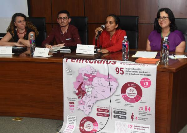 Geraldina Guerra es una activista de los derechos de las mujeres, enfocada en visibilizar los femicidios que suceden en el Ecuador.