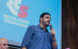 Aquiles Álvarez y Andrés Arauz