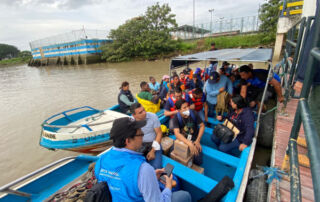 brigadas de atención a damnificados por el terremoto