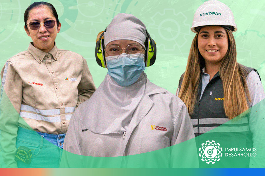 mujeres en las industrias