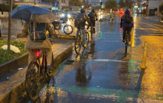 las ciclovías en Quito