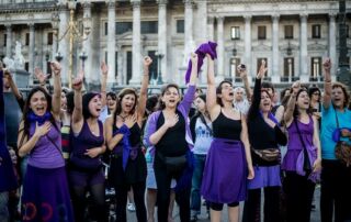 protesta contra el femicidio