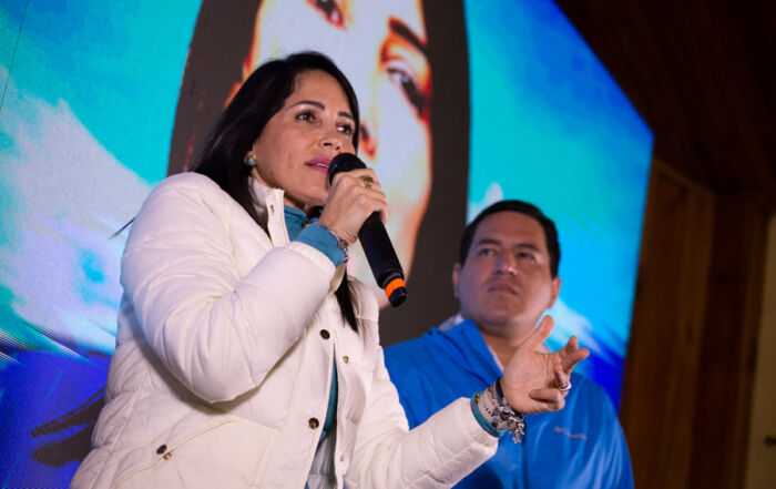 Luisa González pasó a segunda vuelta