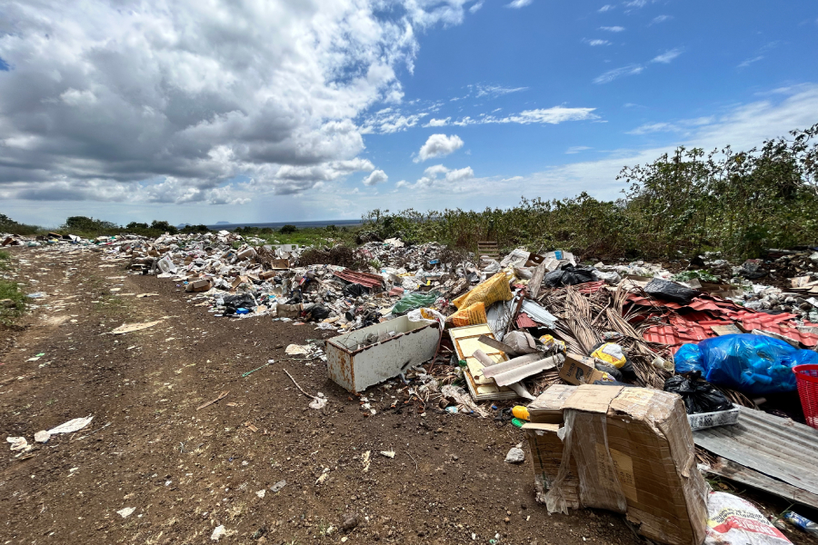 basura-acumulada-isla-isabela rellano sanitario febrero 2023
