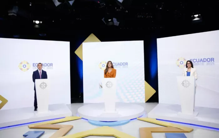 El debate presidencial de segunda vuelta empezará a las ocho y terminará a las diez de la noche. Fotografía tomada del Flickr del Consejo Nacional Electoral.