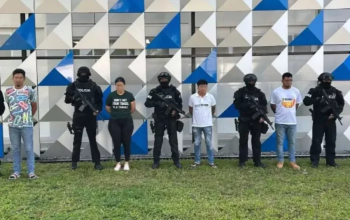 comandos de la frontera detenidos en ecuador