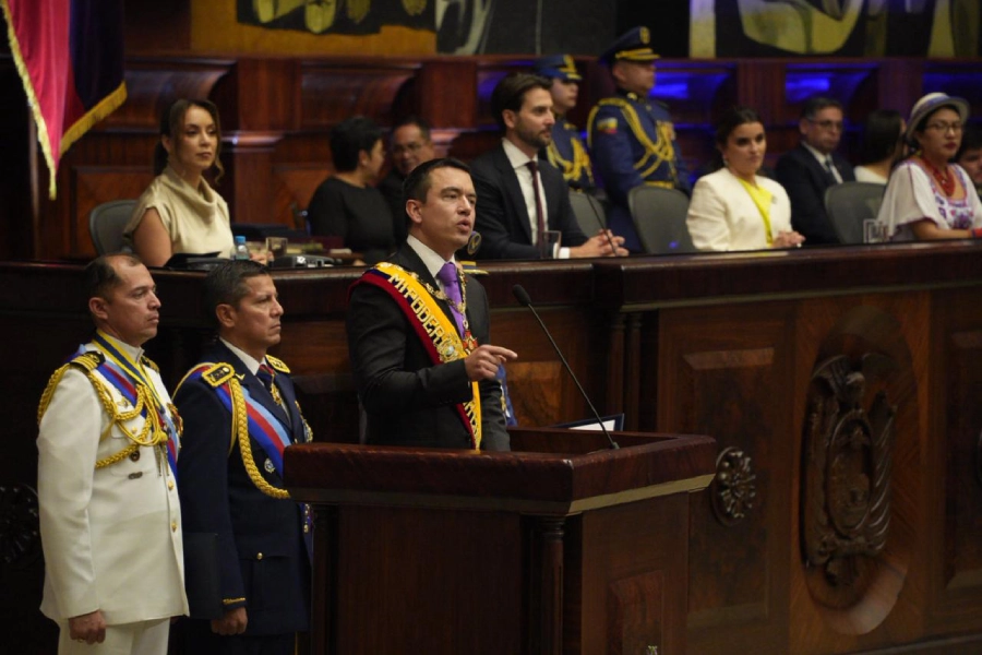 discurso de Daniel Noboa en su posesión presidencial 2025