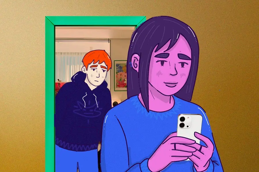 revisé el celular de mi pareja