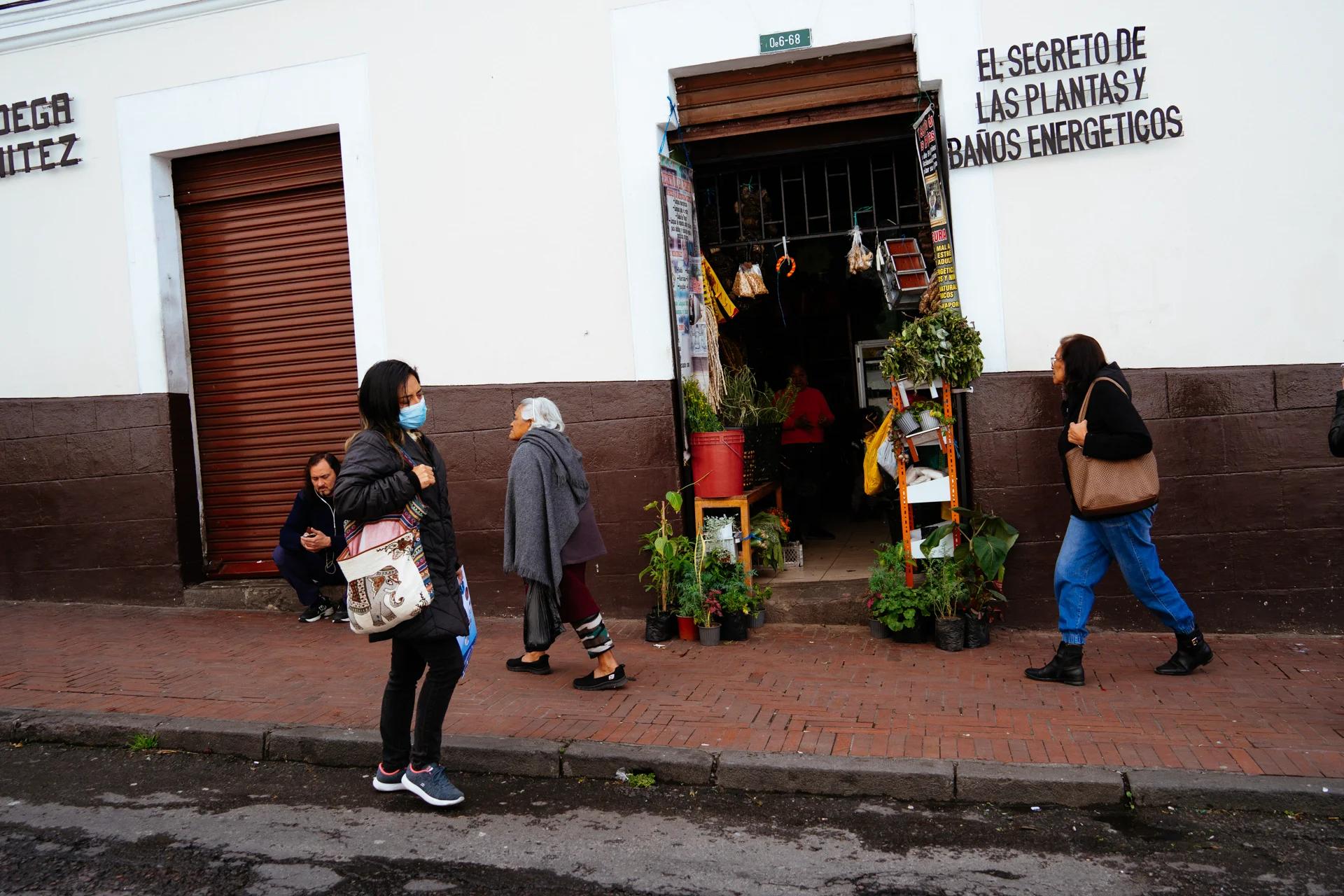 El local de Emma Lagla, una de las yerbateras de San Roque El local de Emma Lagla, una de las yerbateras de San Roque