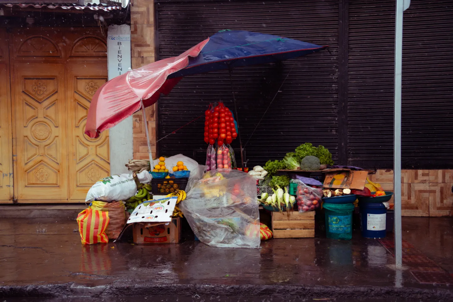 fruteria-bajo-la-lluvia frutería bajo la lluvia
