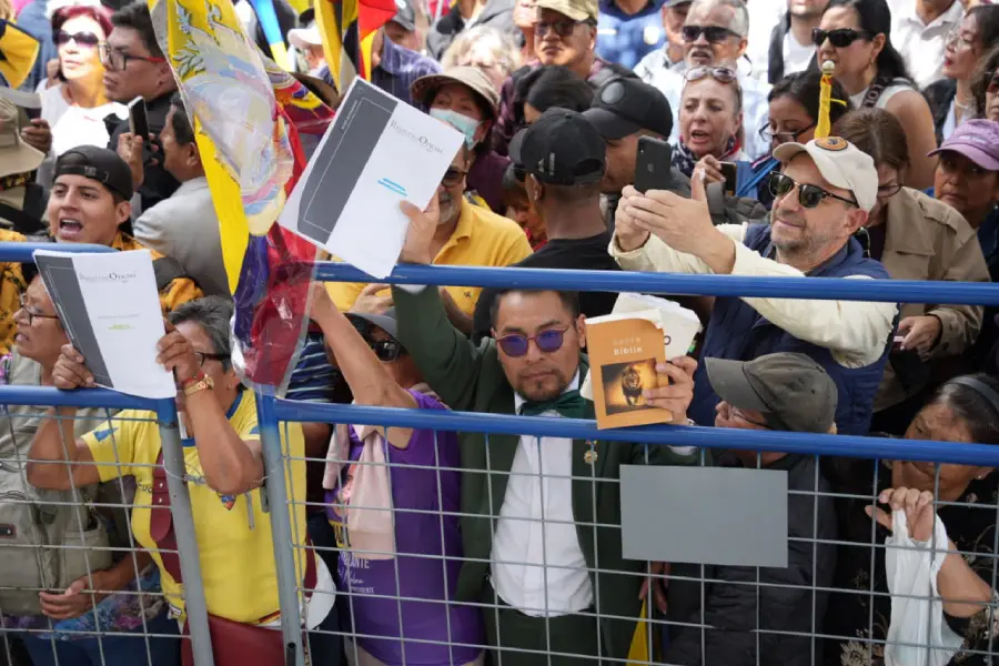 La marcha de Daniel Noboa 