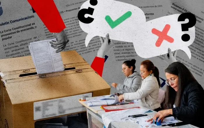 Solo cuatro de las ocho preguntas de la consulta de Noboa han sido aprobadas.