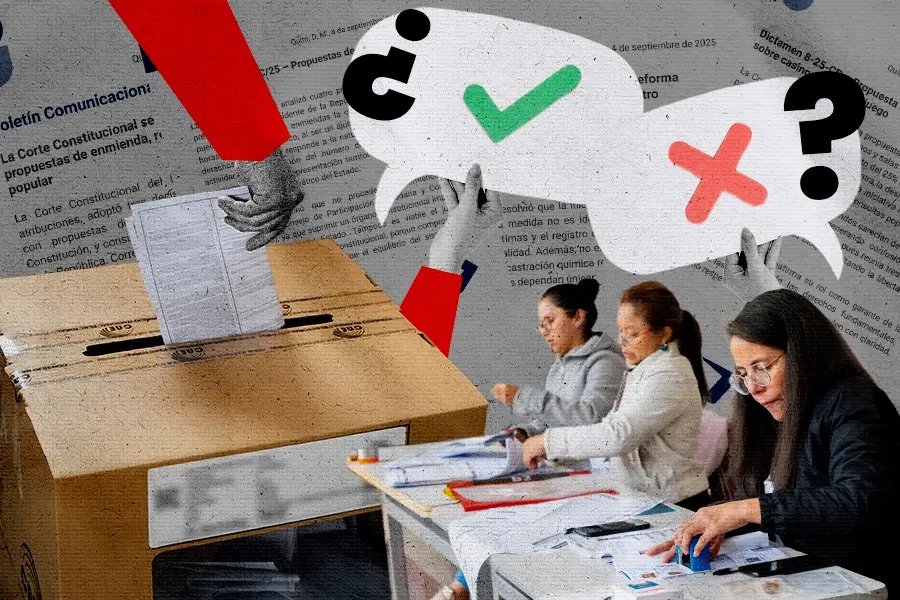 Solo cuatro de las ocho preguntas de la consulta de Noboa han sido aprobadas.