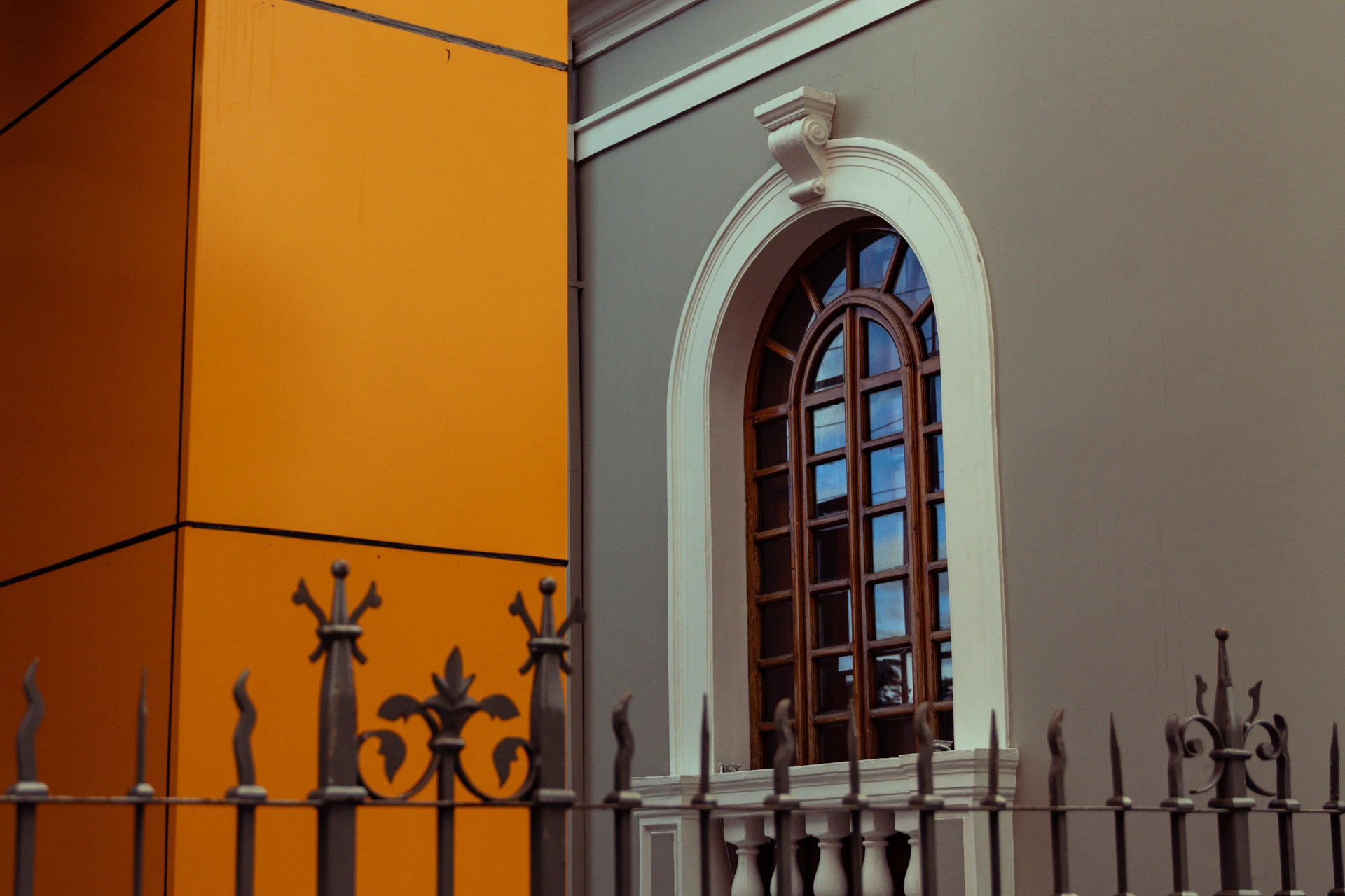 Detalle de una de las casas patrimoniales de Quito