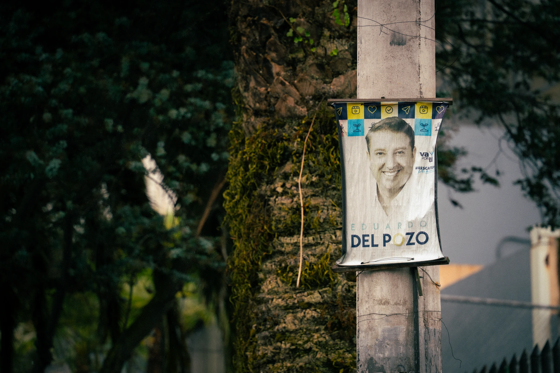 Un colgante despintado en Quito
