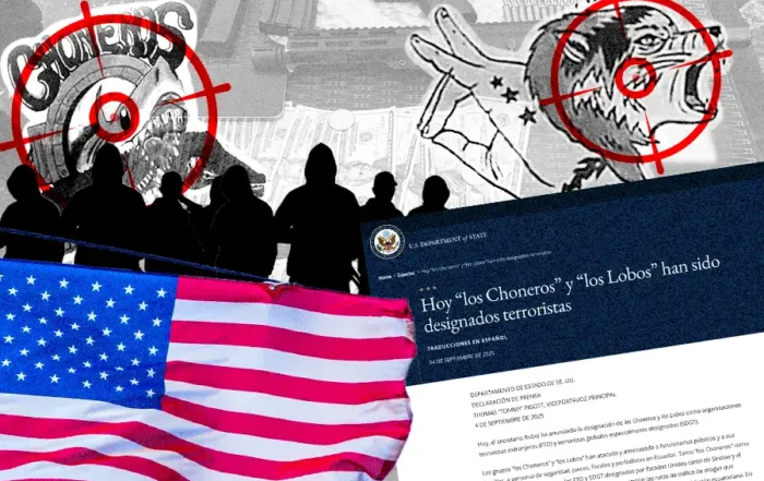 Los Choneros y Los Lobos fueron declarados terroristas por Estados Unidos.