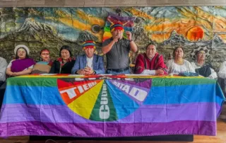 La Conaie convocó a un paro nacional por la eliminación del subsidio al diésel.