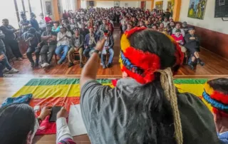 La Conaie convocó a un paro nacional inmediato e indefinido.