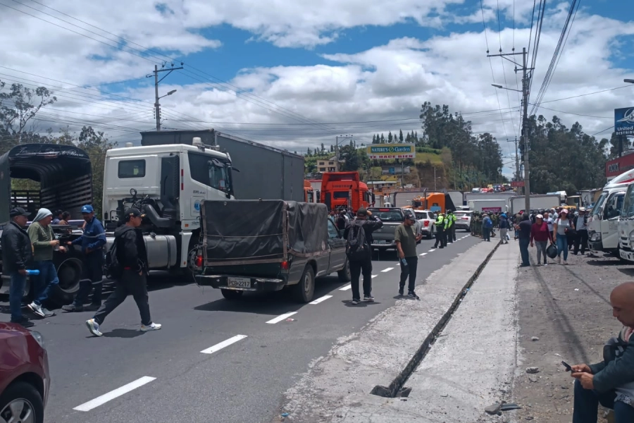 paro en Ecuador por la eliminación del subsidio al diésel