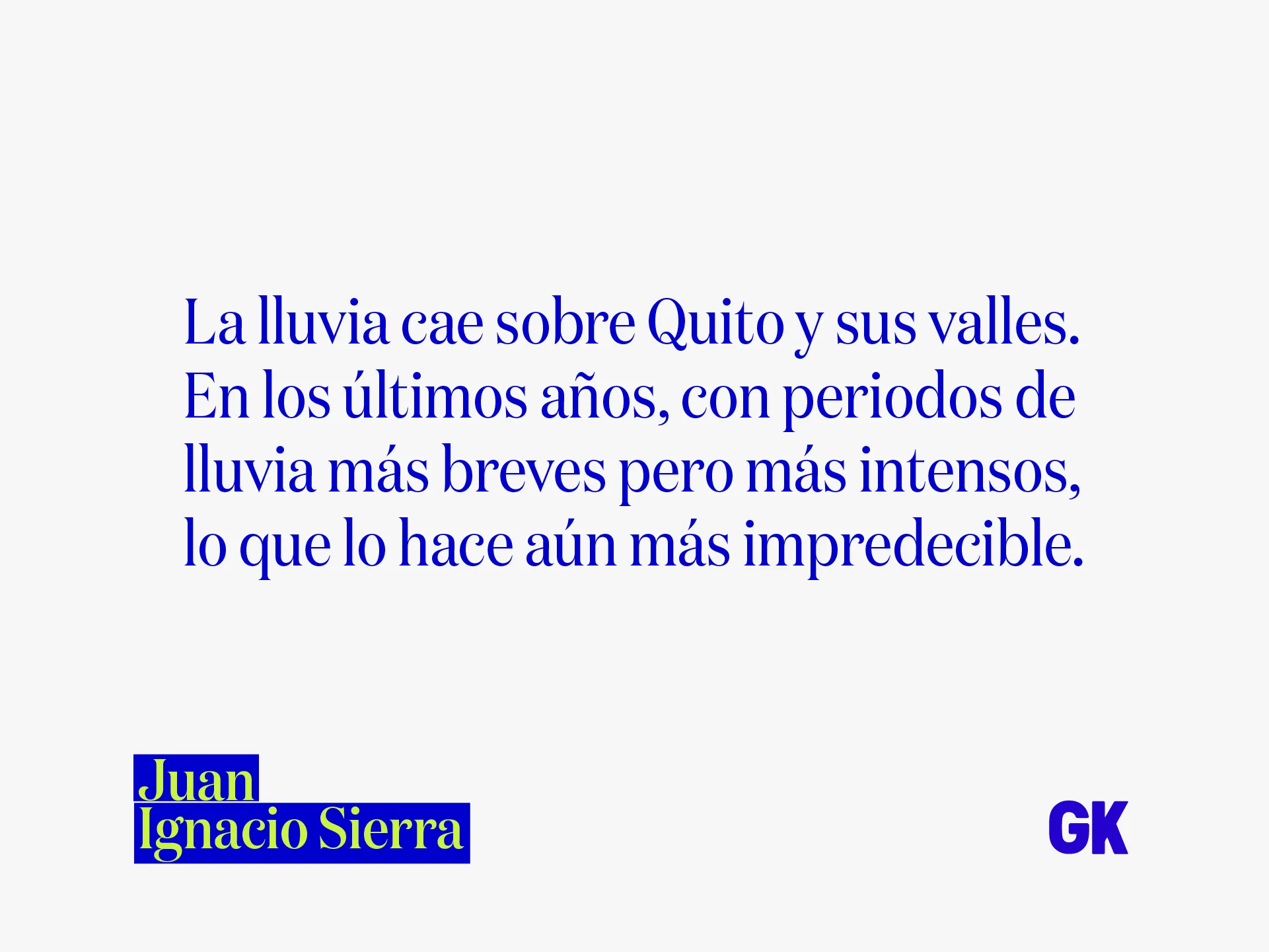 Texto de Juan Ignacio Sierra