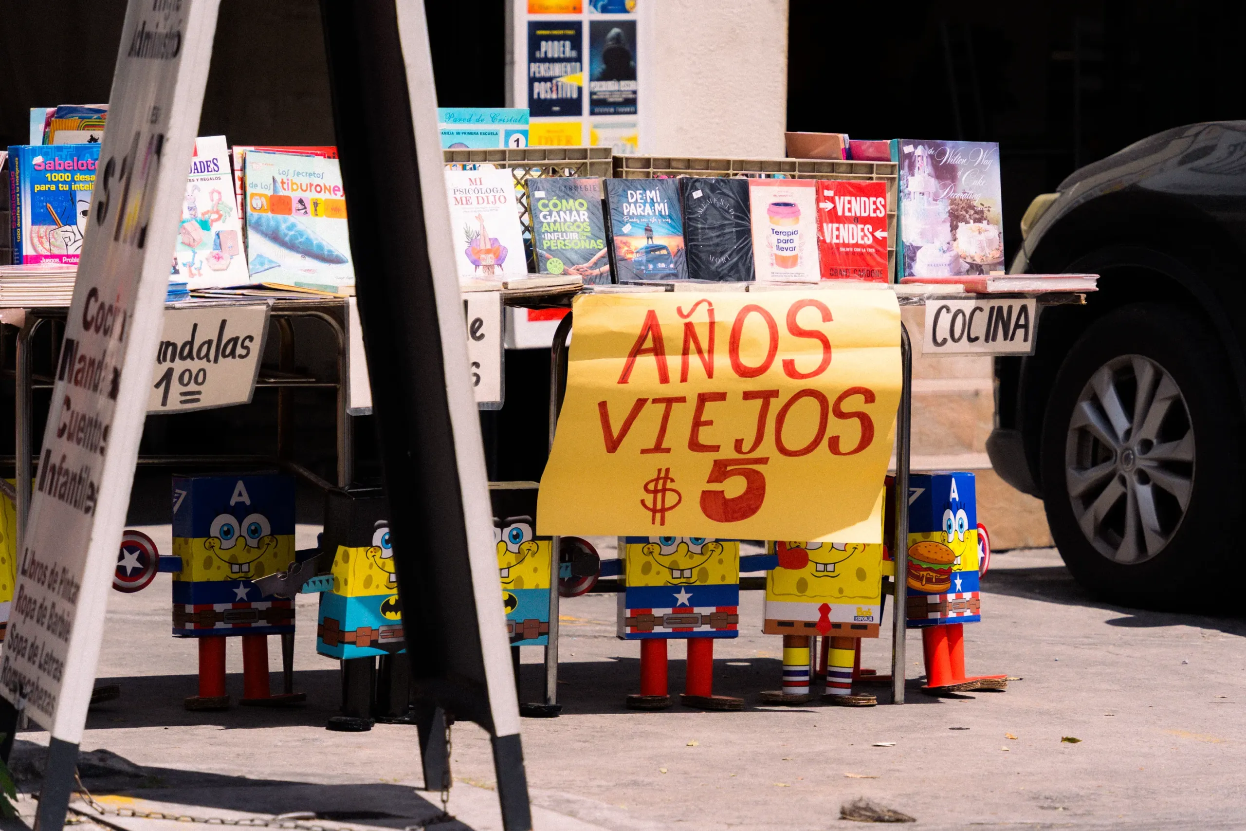 A cinco d&oacute;lares el a&ntilde;o viejo