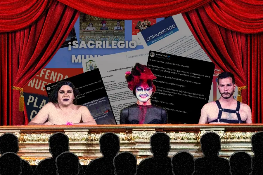 presentación de la obra Aristócratas en la capilla desacralizada del Museo de la Ciudad