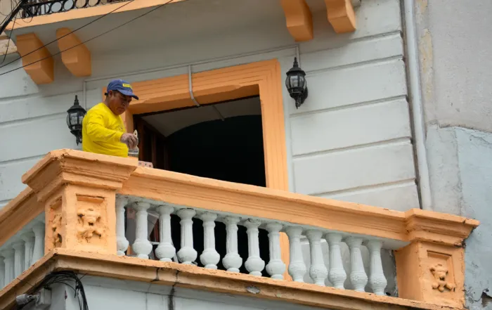 Balcones del centro de Quito