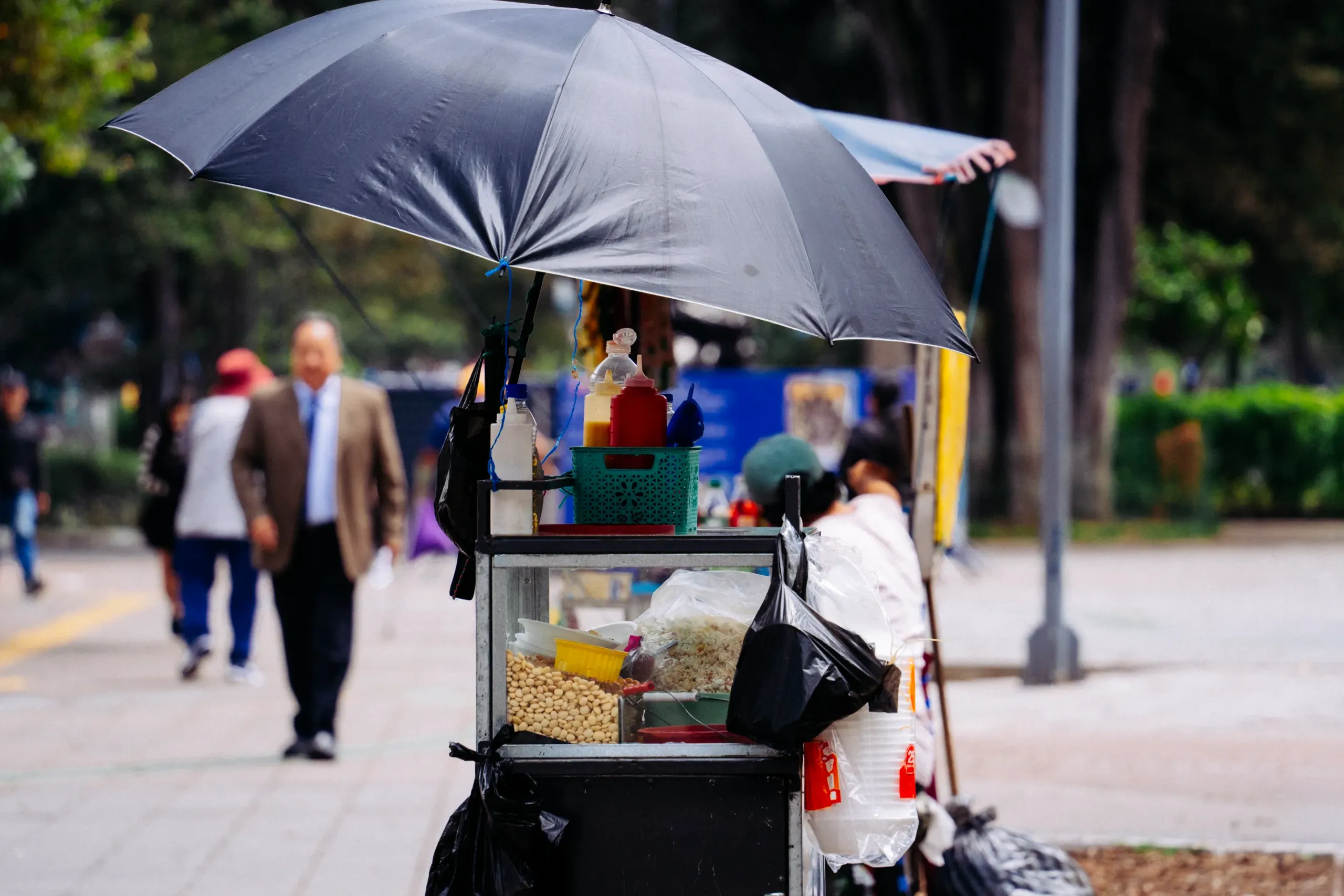 Un puestito en el parque El Ejido