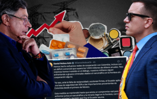 tasa del 30% de Ecuador a Colombia